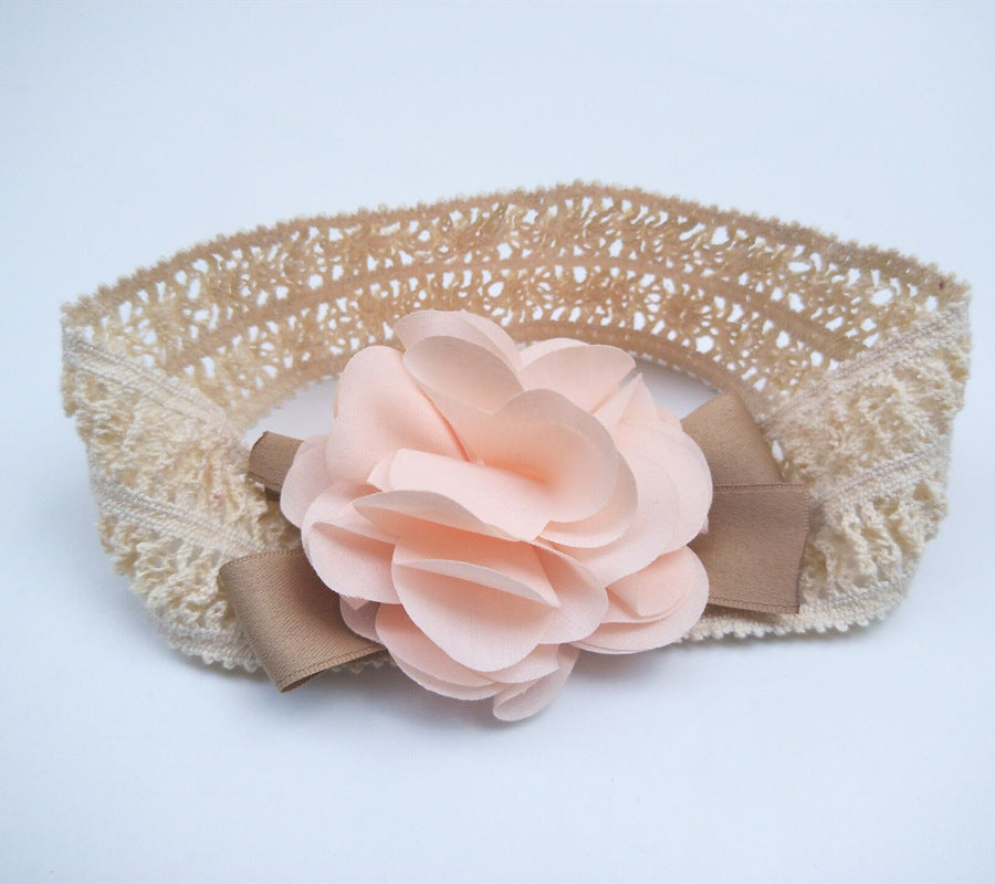 Soft Lace Baby Headband — Stretchy & Gentle for Newborns & Toddlers
