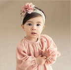Soft Lace Baby Headband — Stretchy & Gentle for Newborns & Toddlers